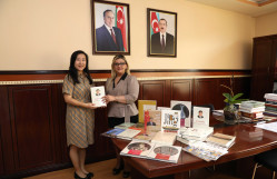 Chinese Ambassador Donates Books to BSU Scientific Library