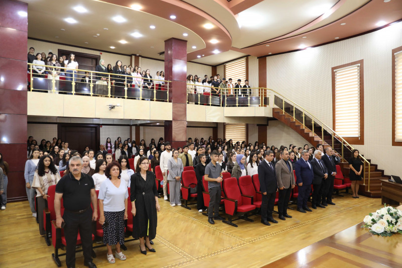 BDU-nun Fizika fakültəsinin I kurs tələbələri ilə görüş