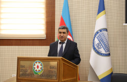 BDU-nun Fizika fakültəsinin I kurs tələbələri ilə görüş