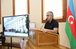 BDU-nun Fizika fakültəsinin I kurs tələbələri ilə görüş