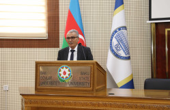 BDU-nun Fizika fakültəsinin I kurs tələbələri ilə görüş