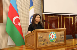 BDU-nun Fizika fakültəsinin I kurs tələbələri ilə görüş