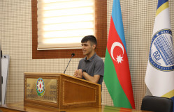 BDU-nun Fizika fakültəsinin I kurs tələbələri ilə görüş