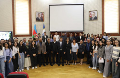 BDU-nun Fizika fakültəsinin I kurs tələbələri ilə görüş