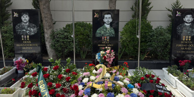 BDU-nun şəhid məzunu Nicat Əhmədovun məzarı ziyarət olunub