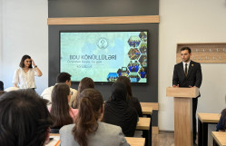 BDU Könüllüləri Şərqşünaslıq fakültəsinin  l kurs könüllüləri ilə görüş təşkil edib
