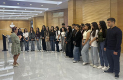 BDU tələbələri Heydər Əliyev Muzeyini ziyarət ediblər