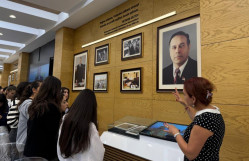 BDU tələbələri Heydər Əliyev Muzeyini ziyarət ediblər