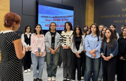 BDU tələbələri Heydər Əliyev Muzeyini ziyarət ediblər