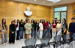 BDU tələbələri Heydər Əliyev Muzeyini ziyarət ediblər