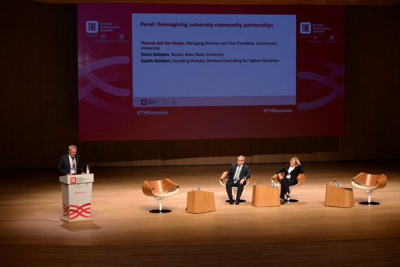 BSU Rector Highlights University–Society Partnerships at THE Eurasian Universities Summit