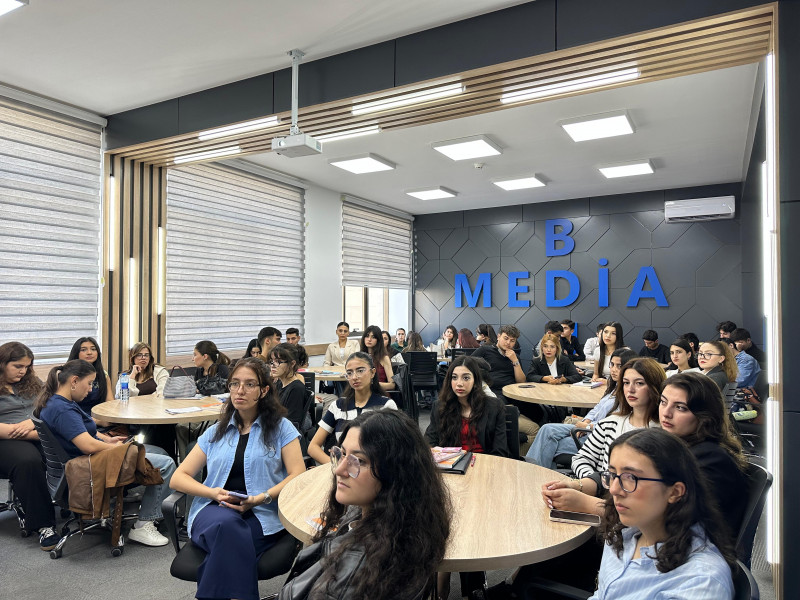 BDU-da MEDİA və Məhkəmə Hüquq Şurasının birgə təşkilatçılığı ilə ustad dərsi