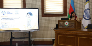 “Elsevier” BDU-nun gənc tədqiqatçıları üçün məlumat sessiyası təşkil edib