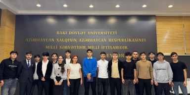 Geologiya fakültəsinin tələbələri BDU-nun Heydər Əliyev Muzeyini ziyarət ediblər