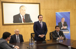 BDU-da "Heydər Əliyev mühazirələri" layihəsinin növbəti qonağı Milli Məclisin üzvü Mahir Süleymanlı olub