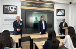 BDU-nun Jurnalistika fakültəsində Vətən müharibəsi iştirakçısı Pərviz Aslanovla görüş