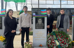 BDU-nun şəhid məzunları Ceyhun Şalıyev və Manaf Bəhmənlinin məzarları ziyarət olunub