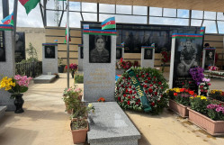 BDU-nun şəhid məzunları Ceyhun Şalıyev və Manaf Bəhmənlinin məzarları ziyarət olunub