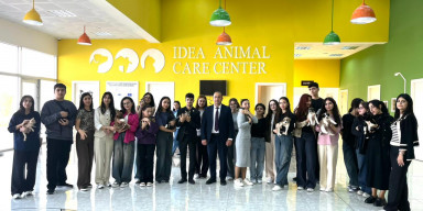 BDU tələbələri IDEA Heyvanlara Qayğı Mərkəzində