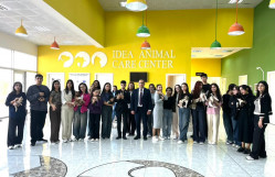 “BDU könüllüləri”nin təşkilatçılığı ilə IDEA Heyvanlara Qayğı Mərkəzinə ekskursiya