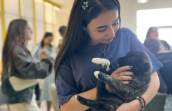 “BDU könüllüləri”nin təşkilatçılığı ilə IDEA Heyvanlara Qayğı Mərkəzinə ekskursiya