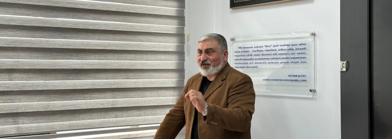 BDU-da Əməkdar jurnalist Elçin Alıoğlu ilə görüş