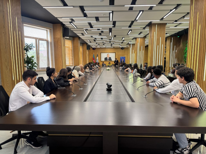 BDU-da “Heydər Əliyev mühazirələri” layihəsi çərçivəsində millət vəkili Elnarə Akimova ilə görüş