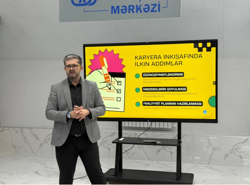 "Geoloji xəritəndə öz karyera yolunu tap" adlı təlim