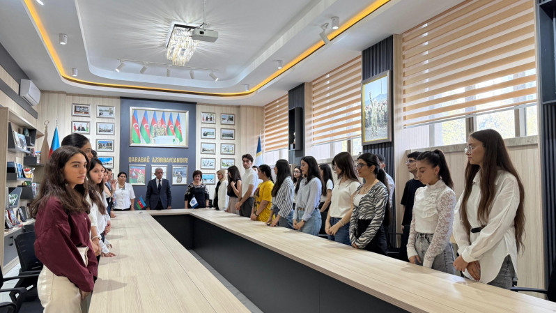 BDU-nun şəhid məzunu Erkin Hüseynovun xatirəsi anılıb