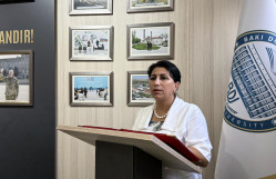 BDU-nun şəhid məzunu Erkin Hüseynovun xatirəsi anılıb