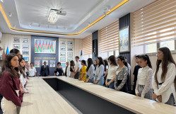 BDU-nun şəhid məzunu Erkin Hüseynovun xatirəsi anılıb