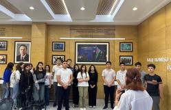 Tarix fakültəsinin I kurs tələbələri BDU-nun Heydər Əliyev Muzeyini ziyarət ediblər