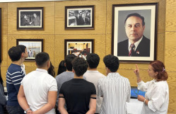 Tarix fakültəsinin I kurs tələbələri BDU-nun Heydər Əliyev Muzeyini ziyarət ediblər