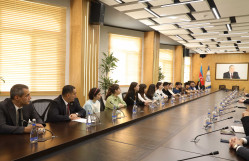 Prezident təqaüdünə layiq görülmüş BDU tələbələri ilə görüş