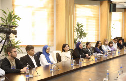 BSU Rector Meets with "Birincilik" Scholarship Winners