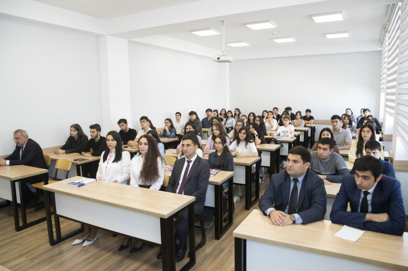 BDU-da Vətən müharibəsi iştirakçıları ilə görüş keçirilib