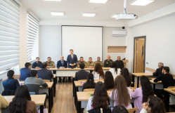 BDU-da Vətən müharibəsi iştirakçıları ilə görüş keçirilib