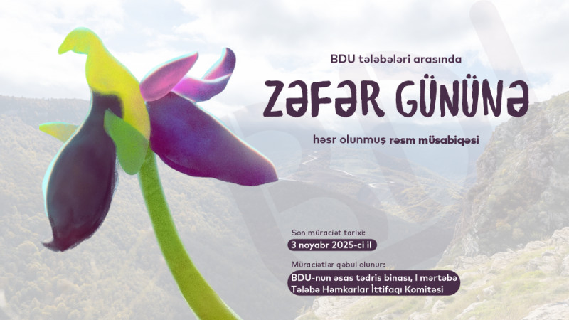BDU tələbələri arasında Zəfər Gününə həsr olunmuş rəsm müsabiqəsi