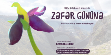 BDU tələbələri arasında Zəfər Gününə həsr olunmuş rəsm müsabiqəsi