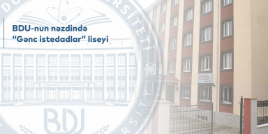 BDU-nun nəzdində "Gənc istedadlar" liseyinin şagirdi görmə məhdudiyyətli uşaqlar üçün yeni layihə hazırlayıb
