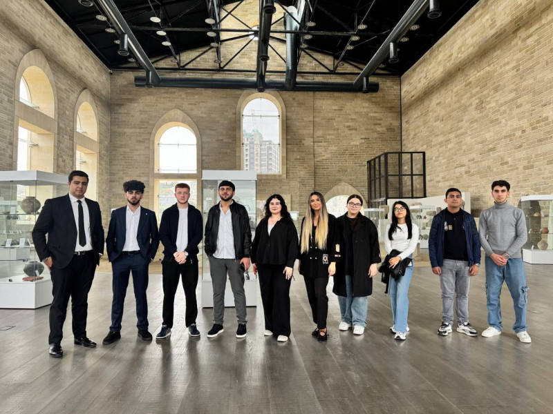 Tələbələrimiz “Daş Salnamə “ muzeyində