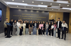 BDU-nun Kimya fakültəsi tələbələri Heydər Əliyev Muzeyinə ekskursiya ediblər