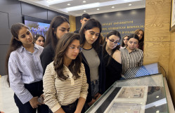 BDU-nun Kimya fakültəsi tələbələri Heydər Əliyev Muzeyinə ekskursiya ediblər