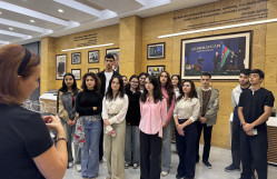 BDU-nun Kimya fakültəsi tələbələri Heydər Əliyev Muzeyinə ekskursiya ediblər