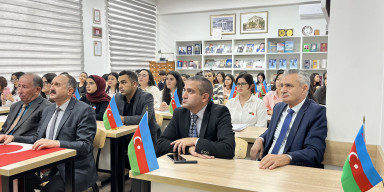 BDU-da Müstəqilliyin Bərpası Gününə həsr edilmiş xüsusi dərs