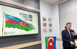 BDU-da Müstəqilliyin Bərpası Gününə həsr edilmiş xüsusi dərs