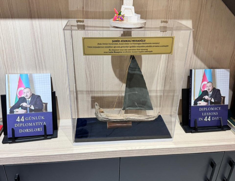 BDU-da şəhid məzun Ataməli Musaoğlunun xatirəsinə həsr olunmuş anım tədbiri keçirilib