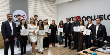 BDU və “ARB 24”ün birgə layihəsi olan növbəti “NewsLab” təlim proqramı yekunlaşıb