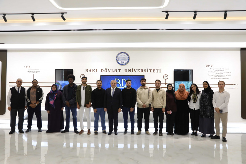 BSU Rector Meets with International Students Studying under the Heydar Aliyev International Educational Grant Program