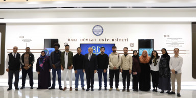 BSU Rector Meets with International Students Studying under the Heydar Aliyev International Educational Grant Program